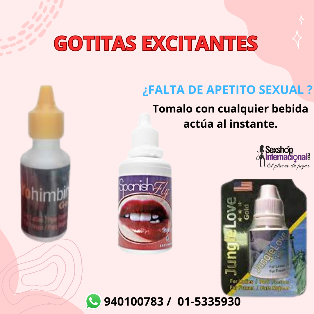 AFRODICIACOS EXCITANTES EN GOTAS 